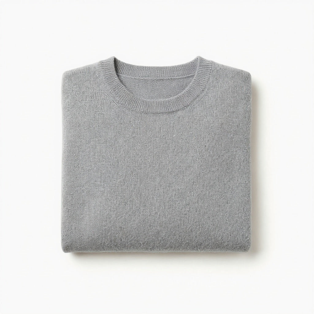 cashmere-crewneck-grey-melange-folded