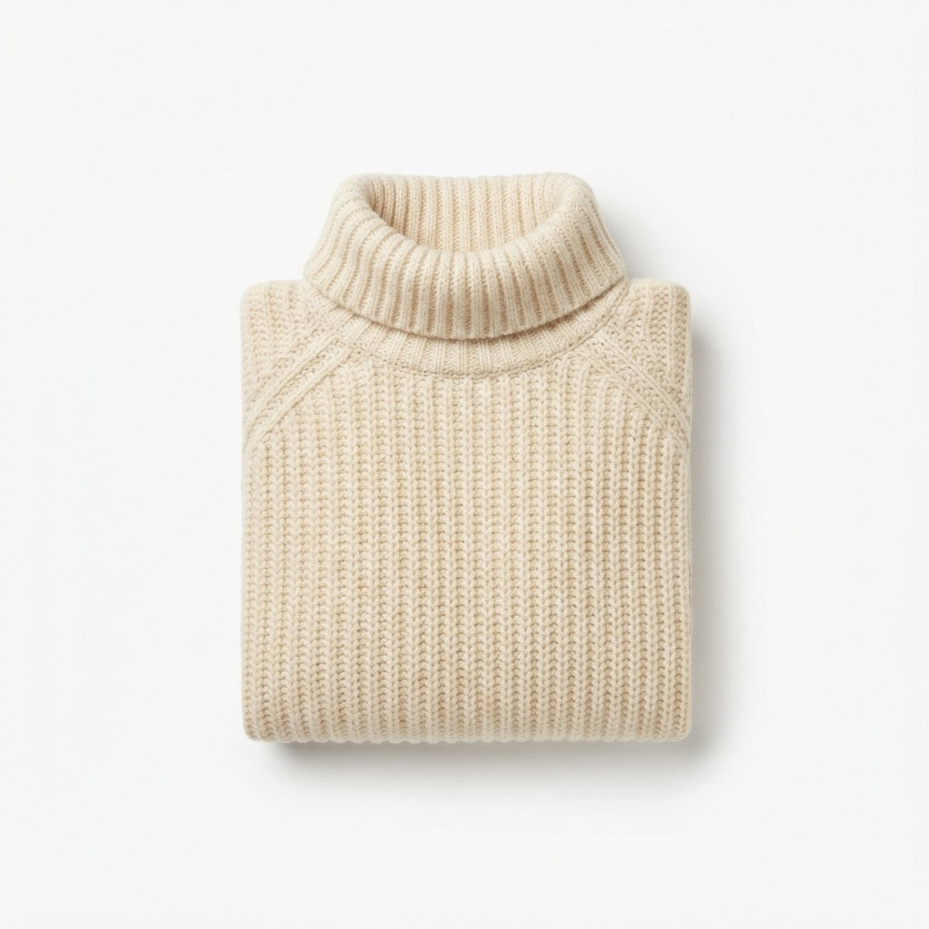 chunky-roll-neck-sweater-cream-folded