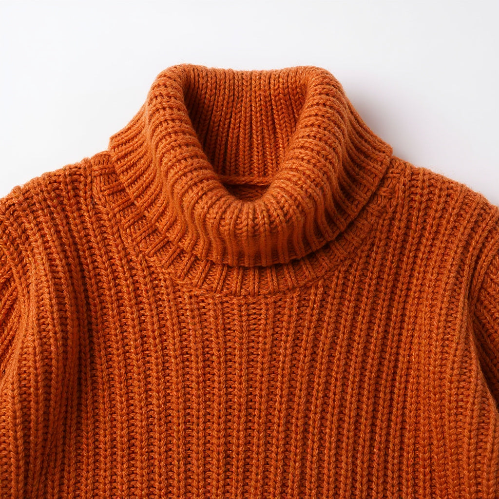 chunky-roll-neck-sweater-rust-detail