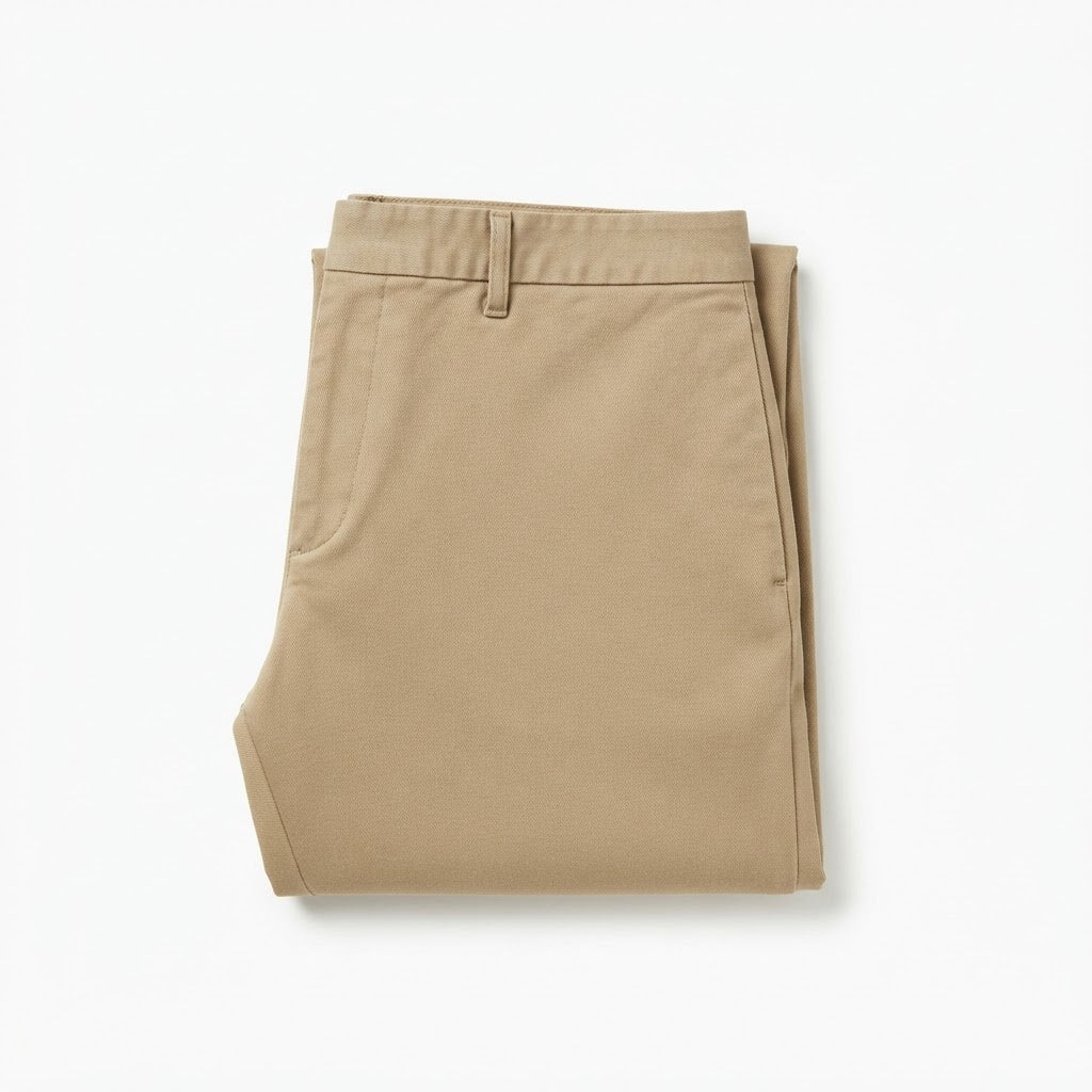 tapered-chinos-khaki-folded