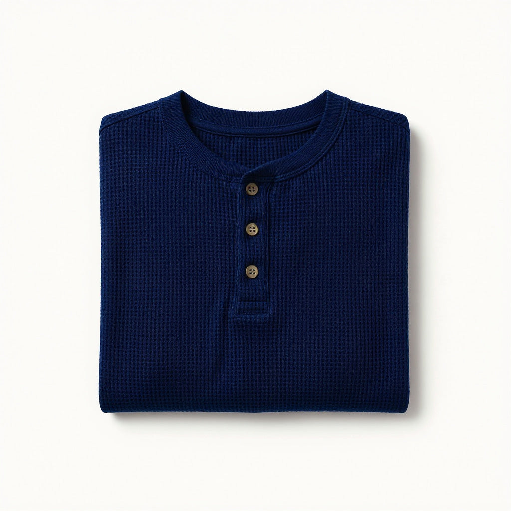 waffle-knit-henley-navy-folded