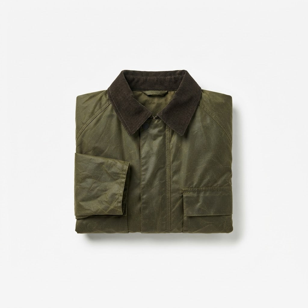 waxed-field-jacket-olive-folded