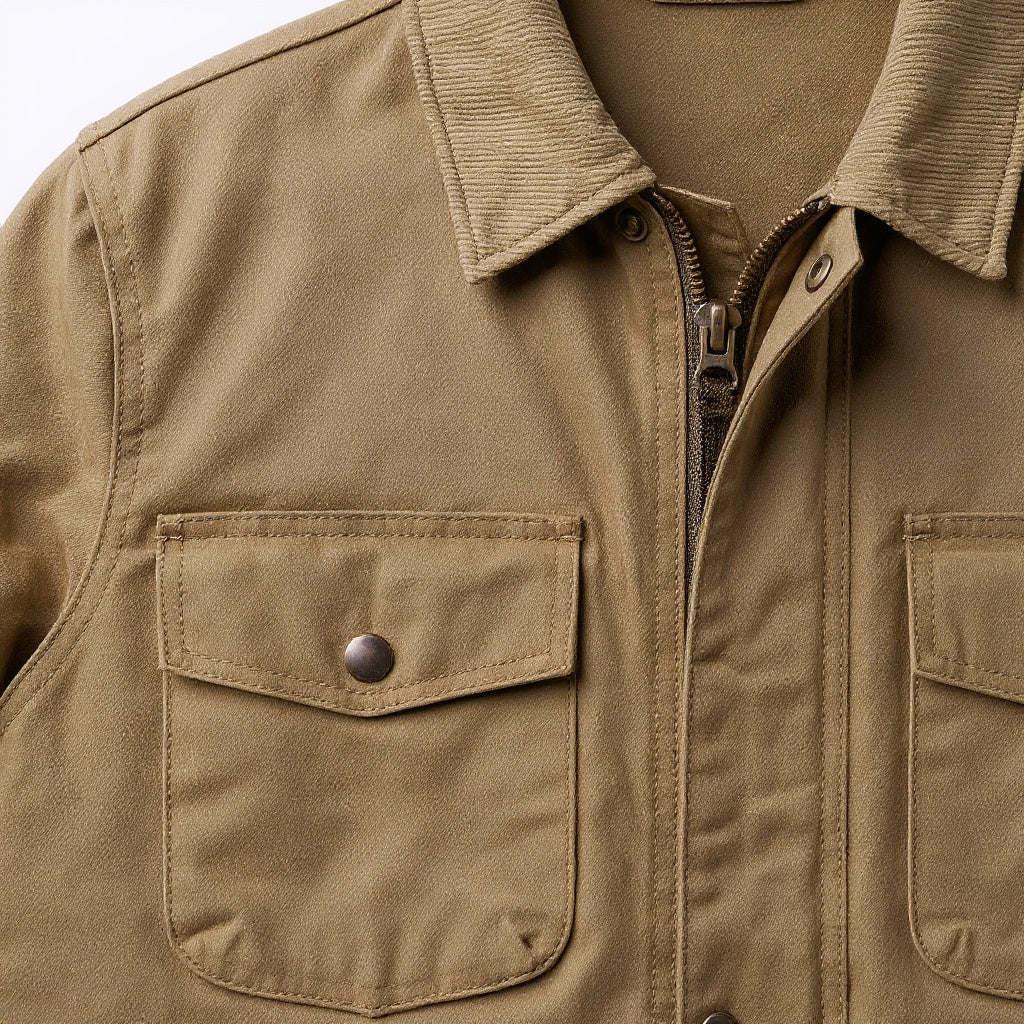 waxed-field-jacket-tan-detail
