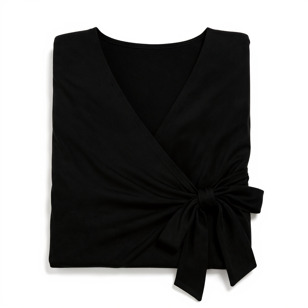 wrap-midi-dress-black-folded