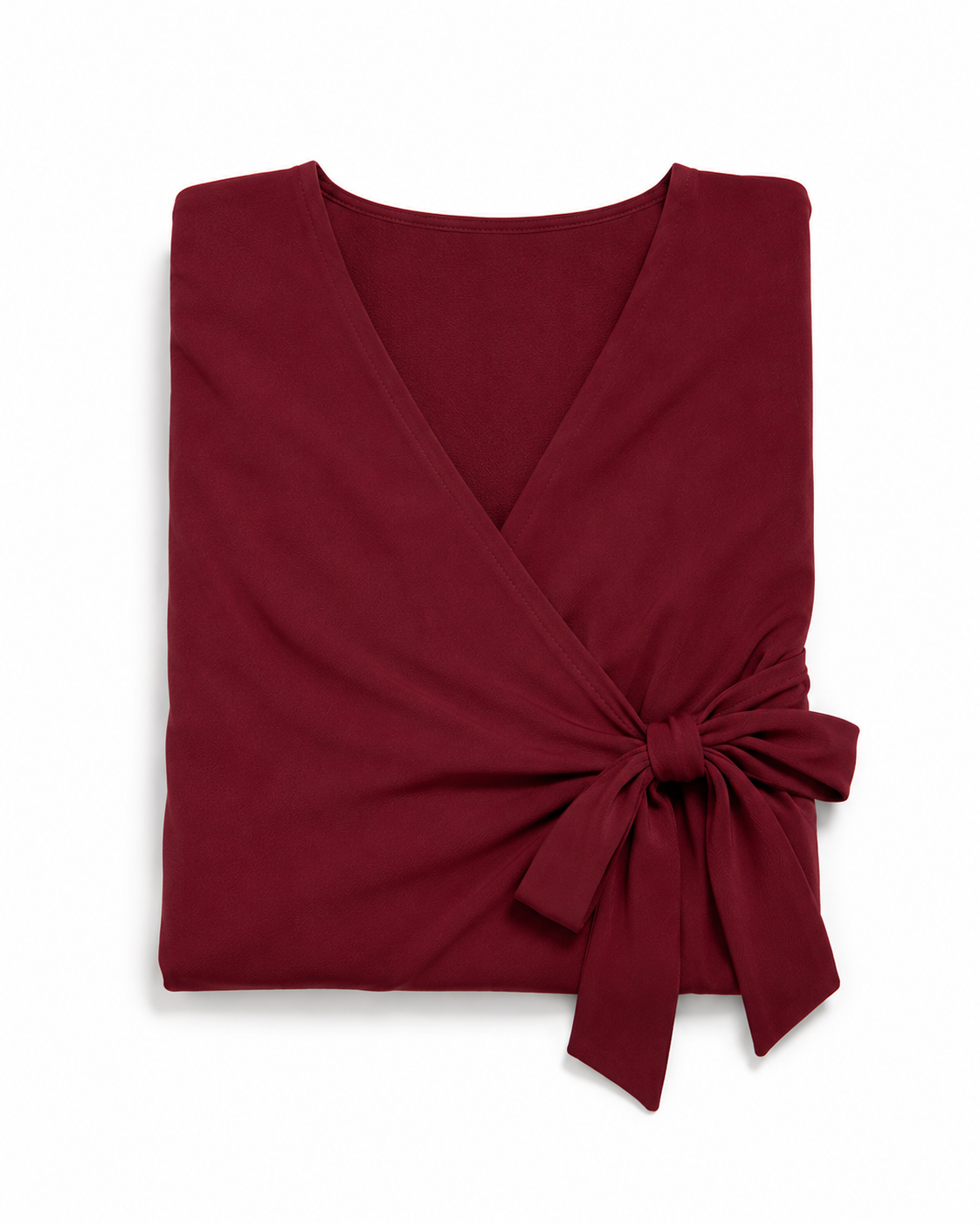 wrap-midi-dress-burgundy-folded